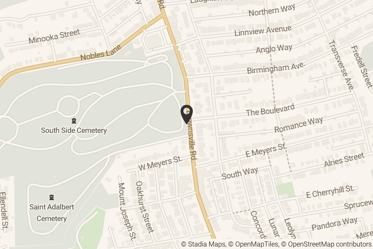 Map with location marker