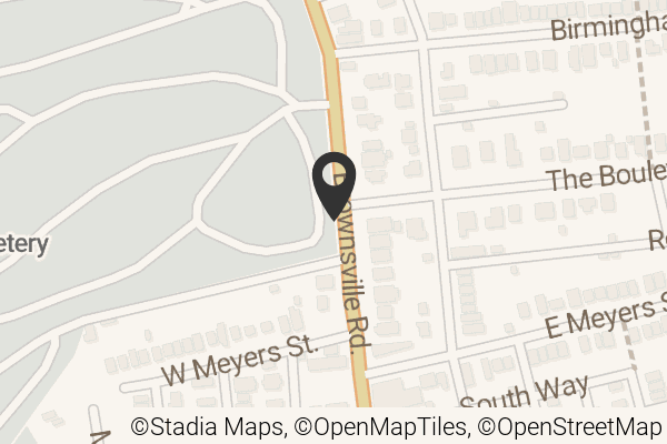 Map with location marker