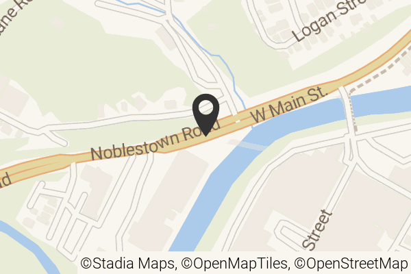 Map with location marker