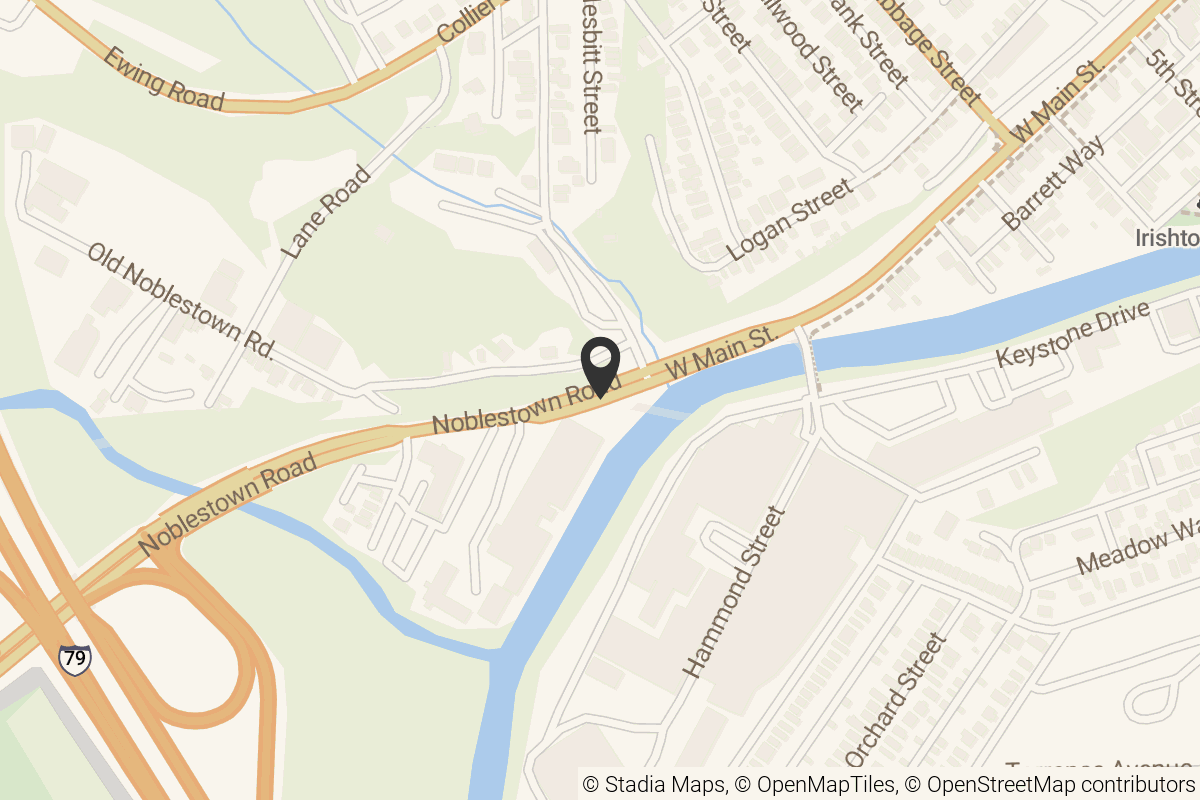 Map with location marker