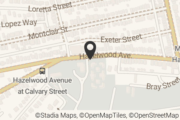 Map with location marker