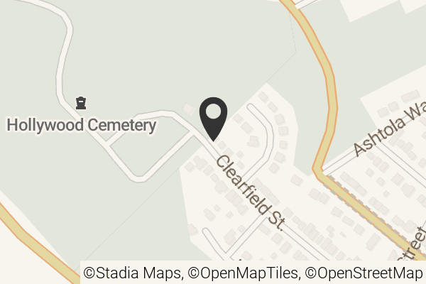 Map with location marker