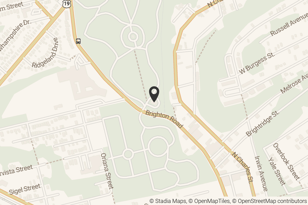 Map with location marker