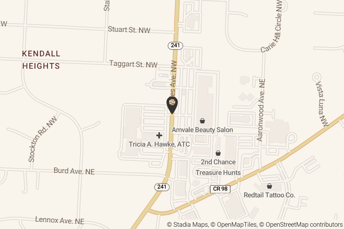 Map with location marker