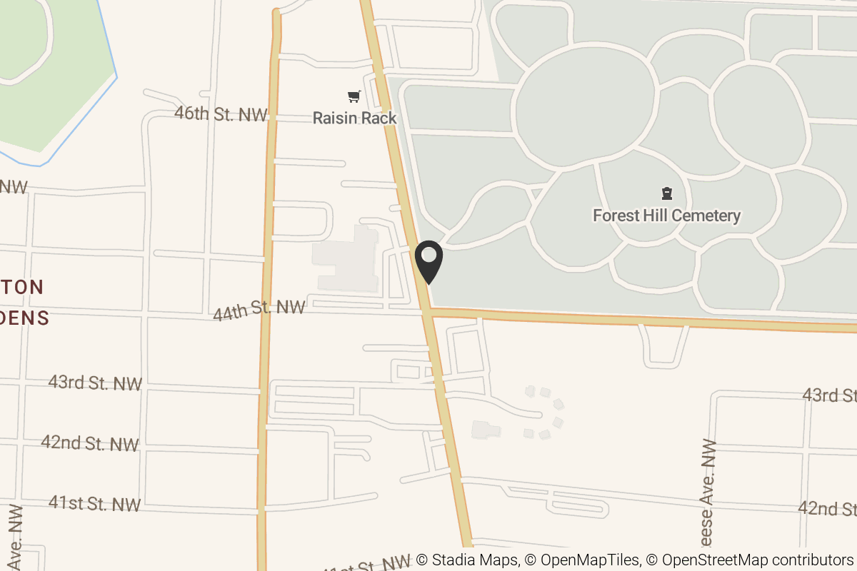 Map with location marker