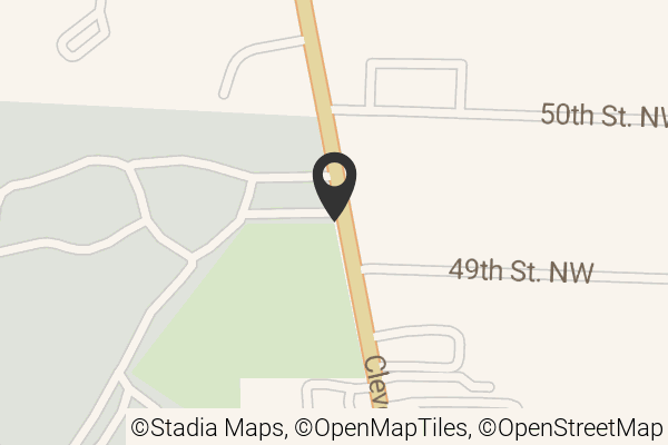 Map with location marker