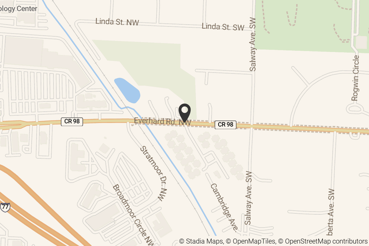 Map with location marker