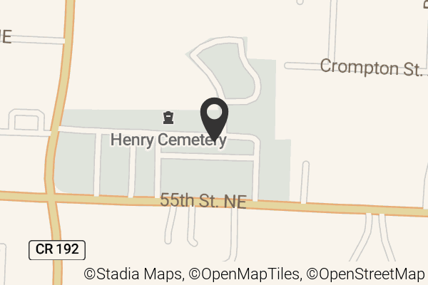 Map with location marker