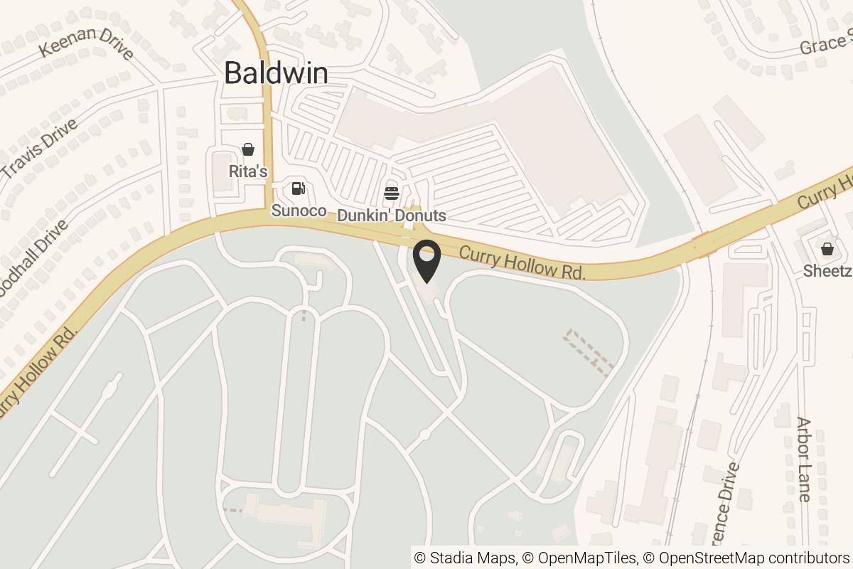 Map with location marker