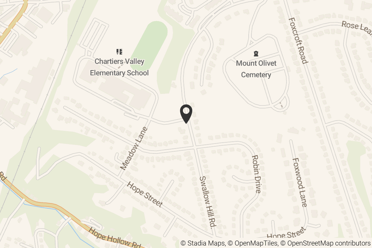 Map with location marker