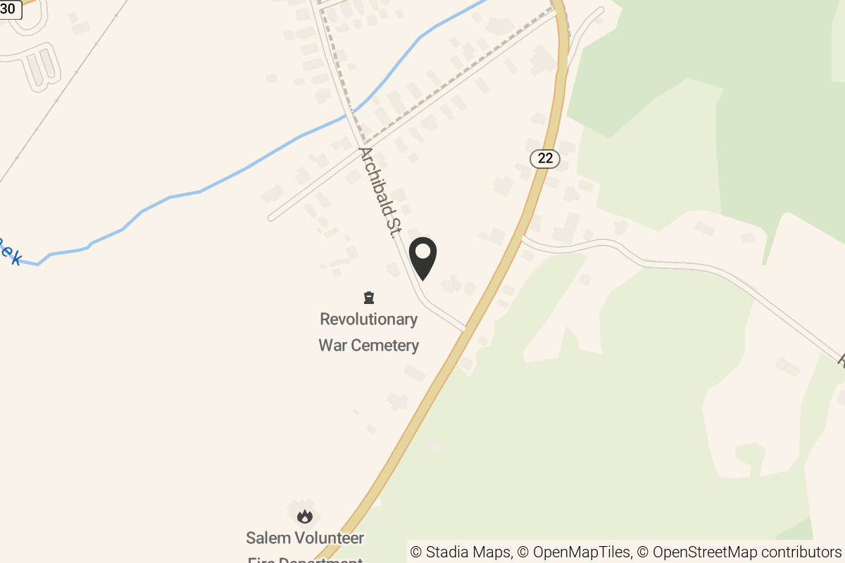 Map with location marker