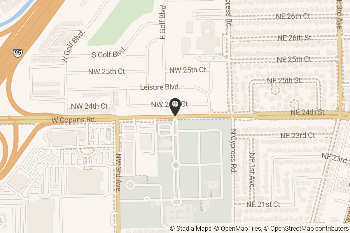 Map with location marker