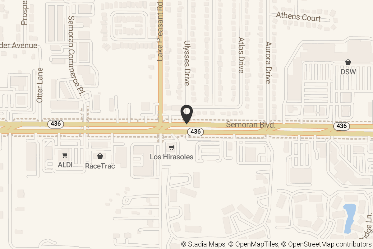 Map with location marker