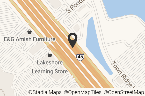 Map with location marker