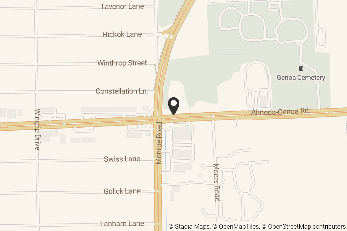 Map with location marker