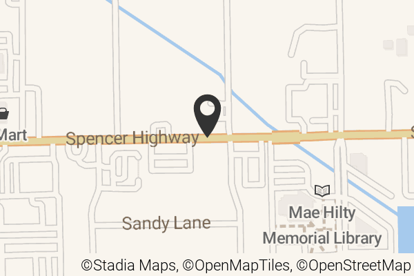 Map with location marker