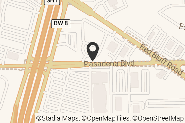 Map with location marker