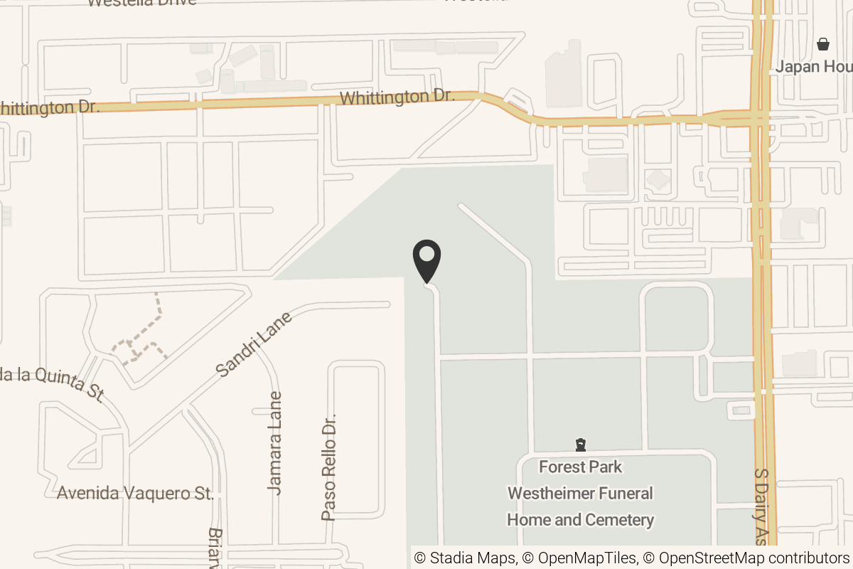 Map with location marker