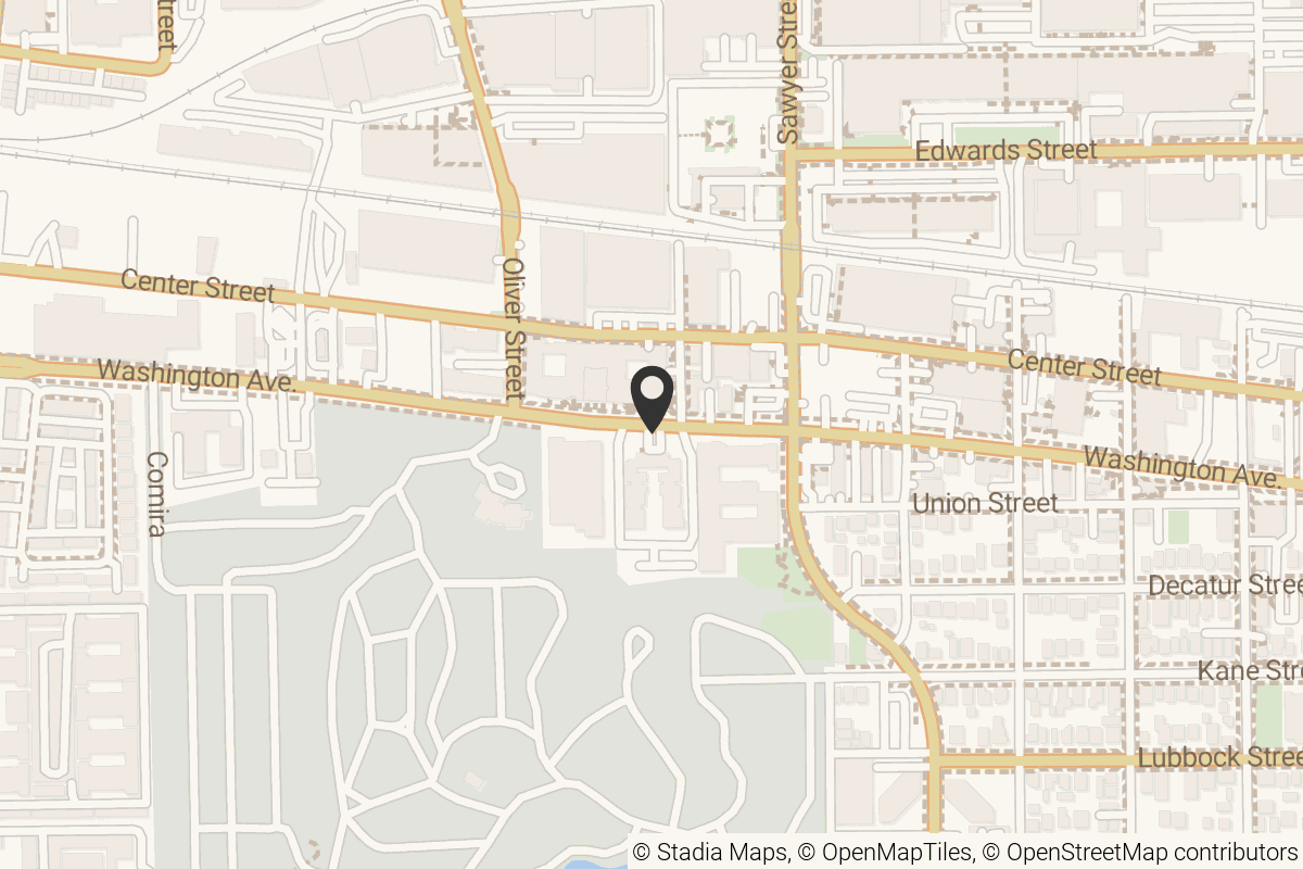 Map with location marker