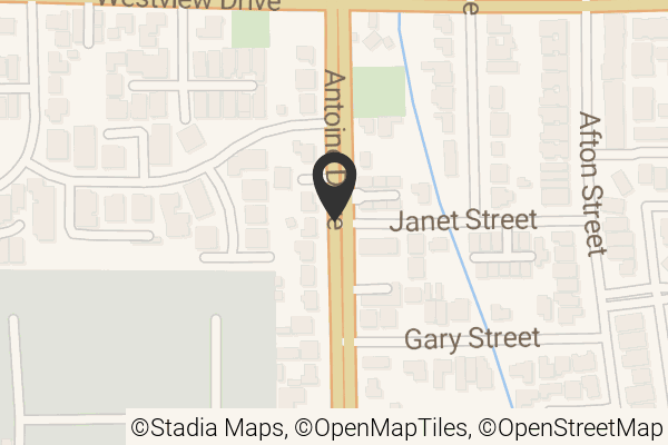 Map with location marker