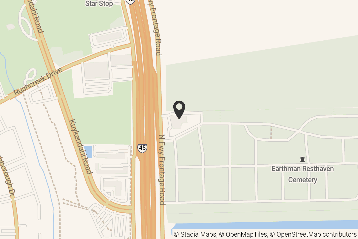 Map with location marker