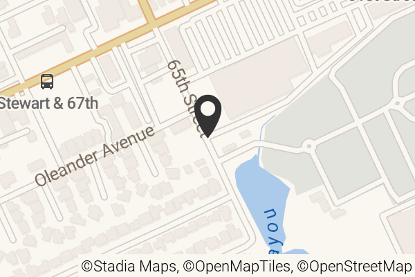 Map with location marker