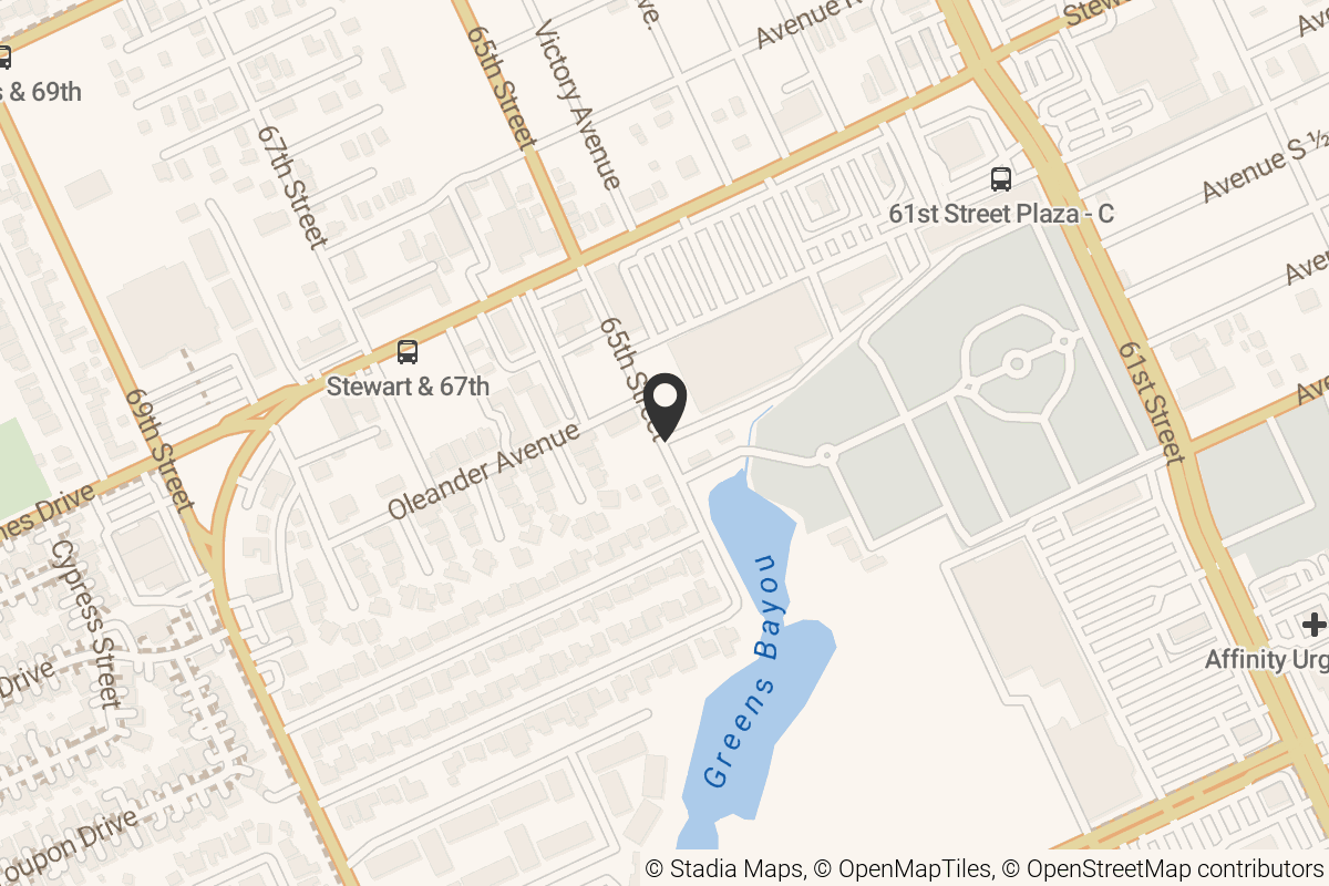 Map with location marker