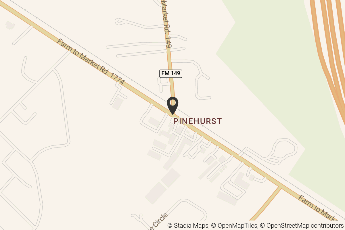 Map with location marker