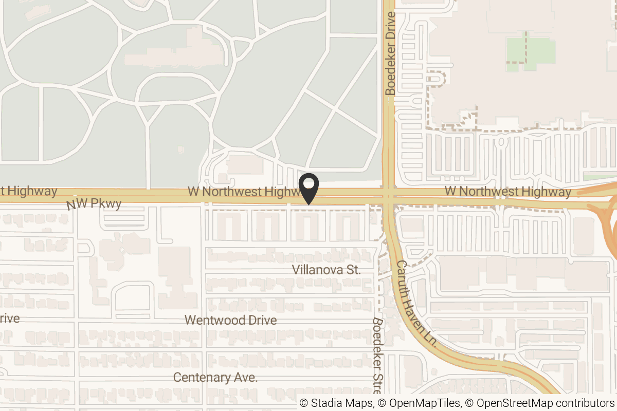 Map with location marker