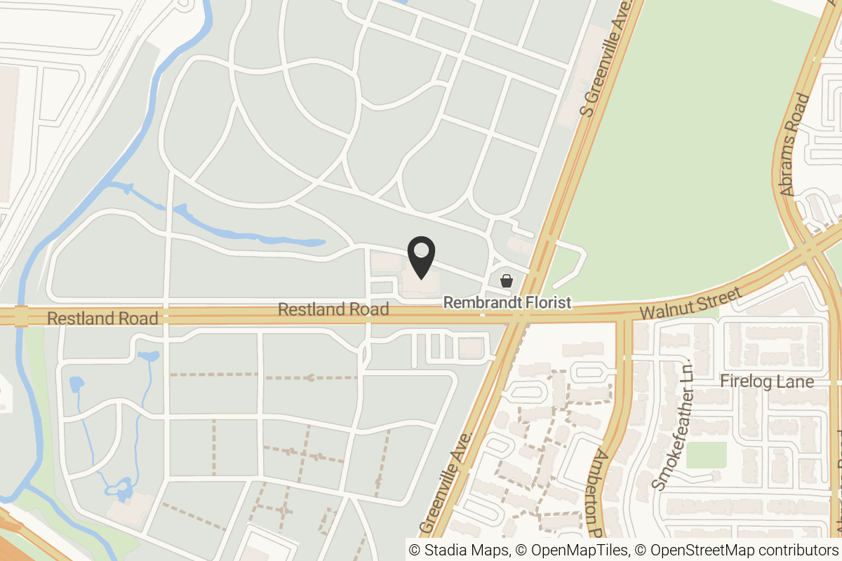 Map with location marker