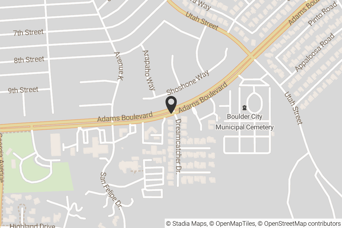 Map with location marker