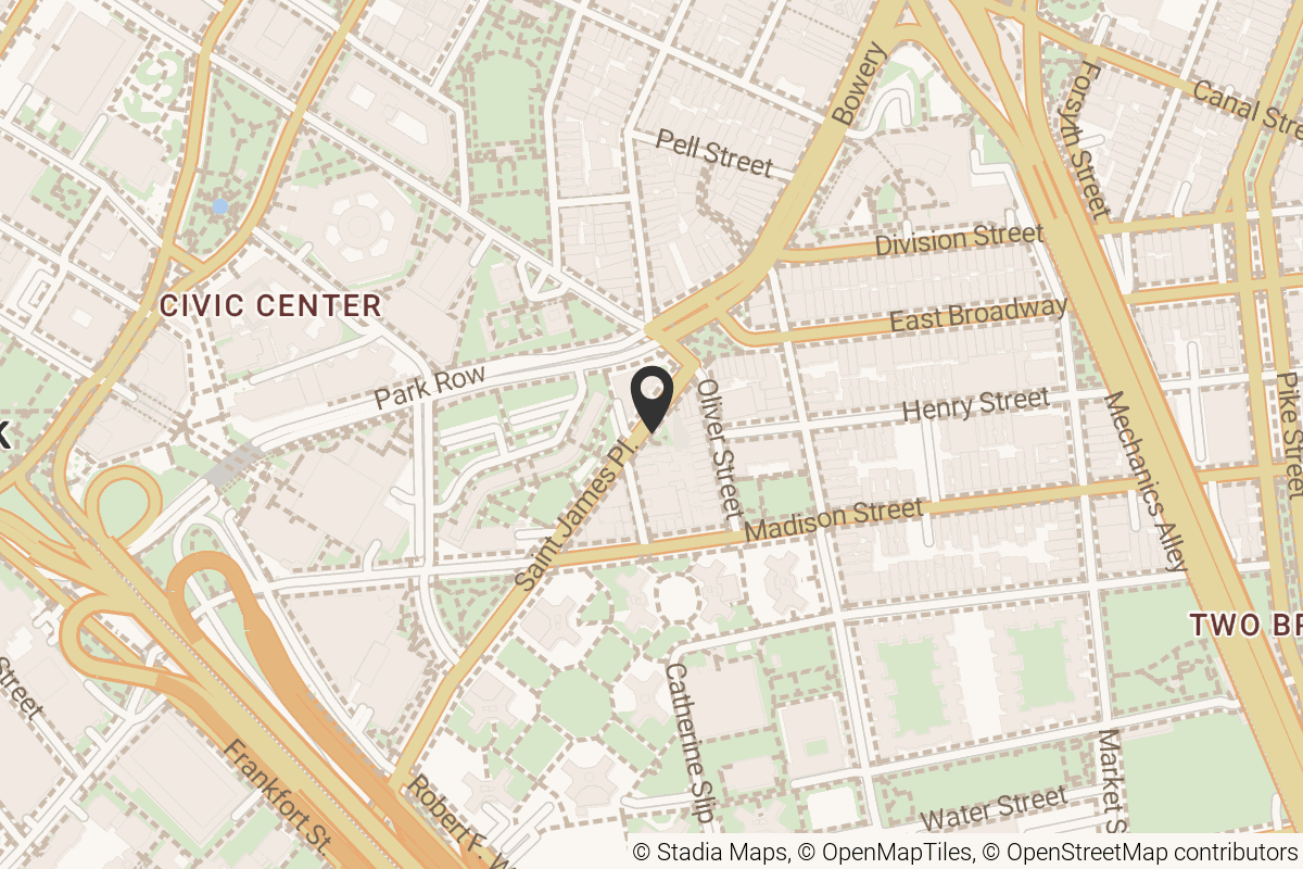 Map with location marker