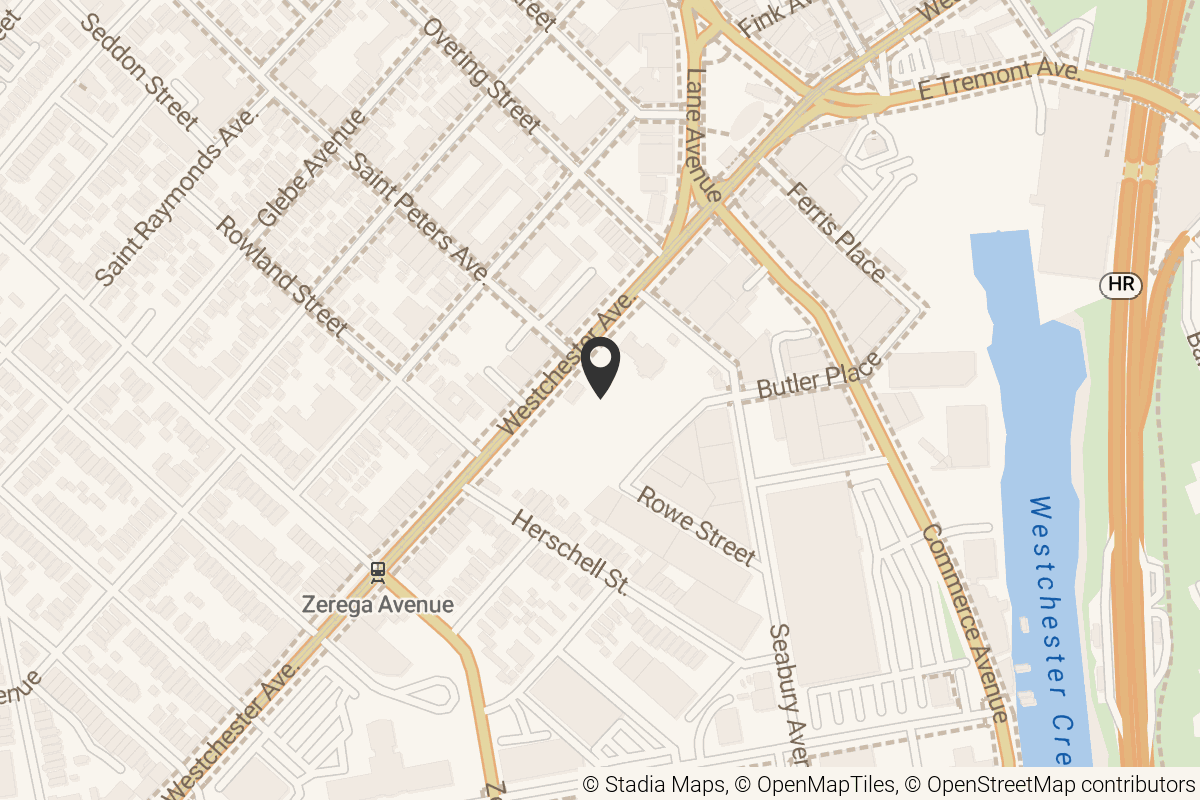 Map with location marker