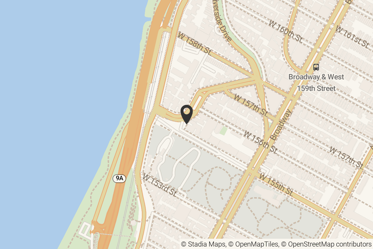 Map with location marker