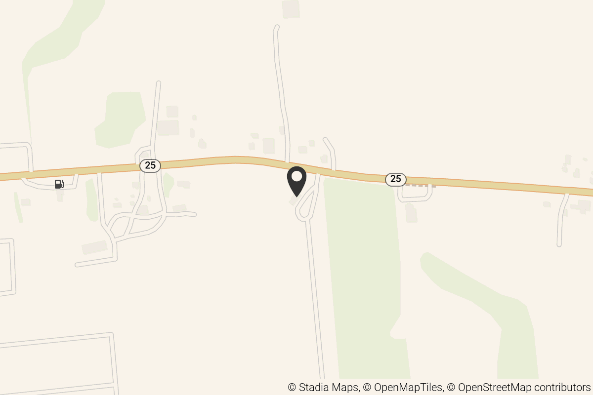 Map with location marker