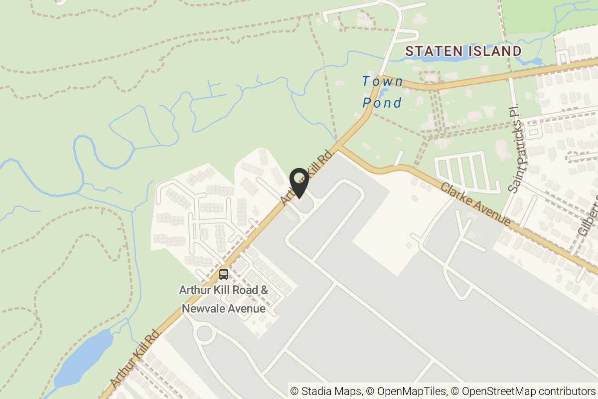 Map with location marker