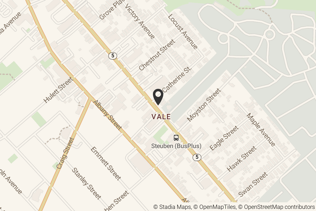 Map with location marker