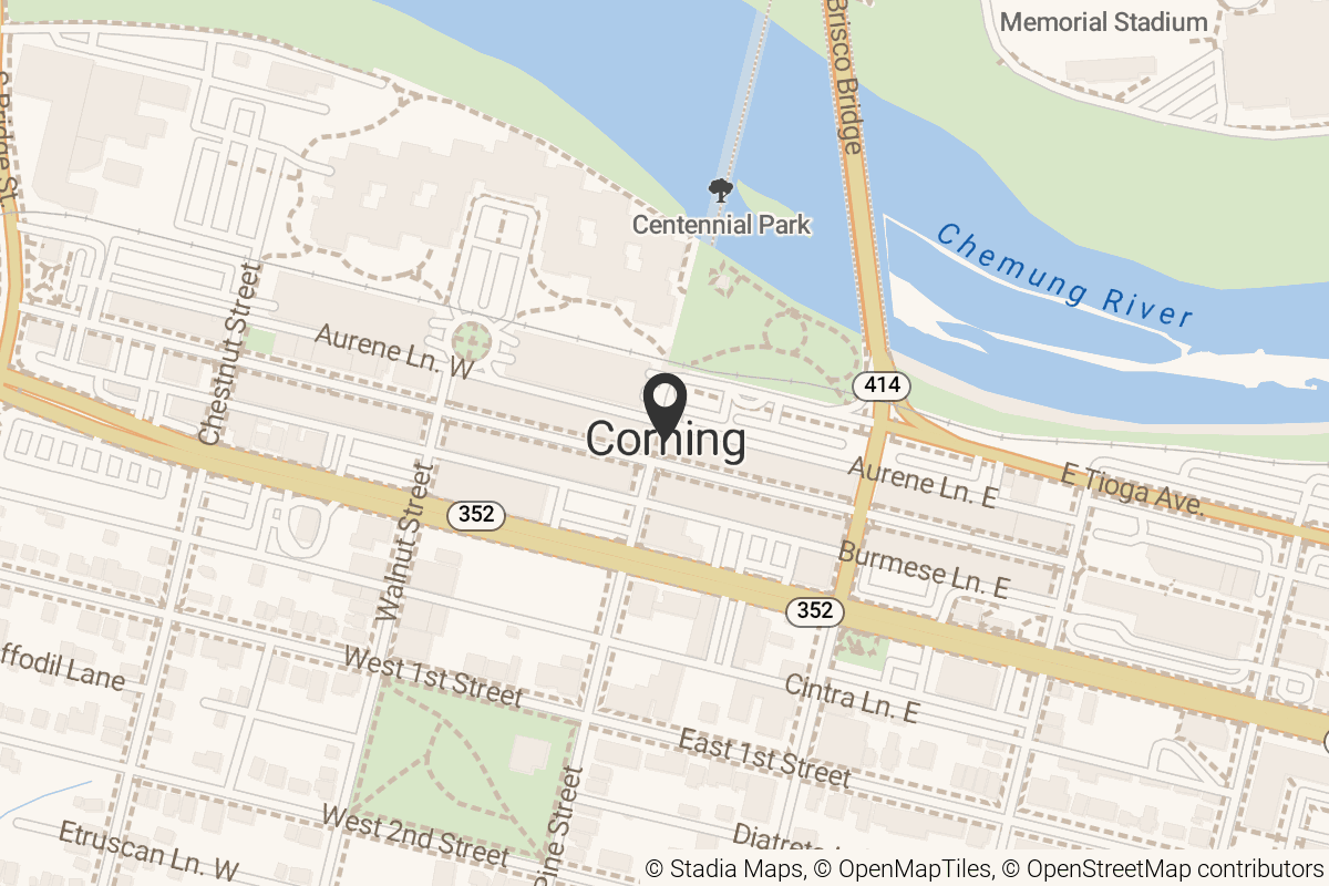 Map with location marker