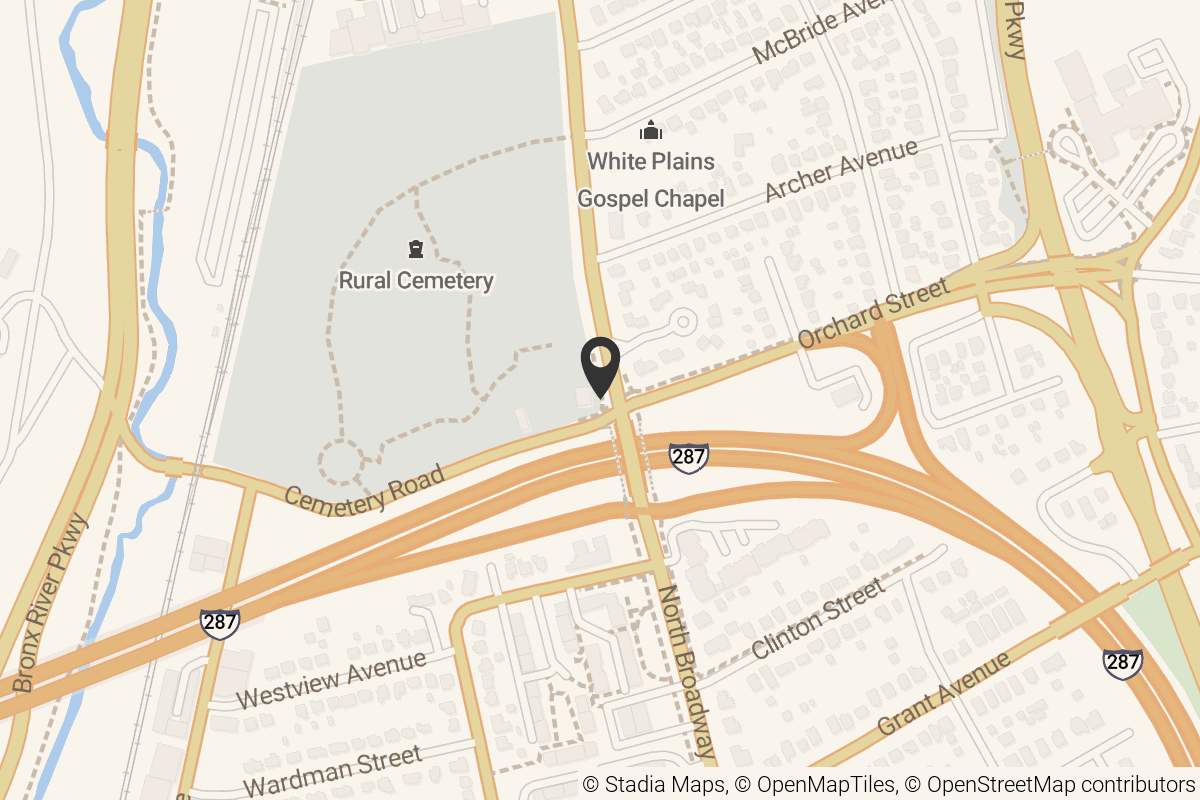 Map with location marker