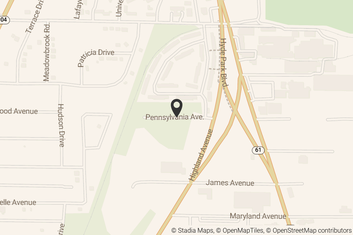 Map with location marker