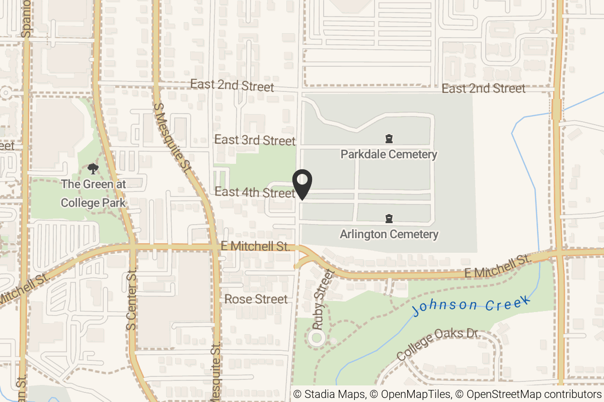 Map with location marker