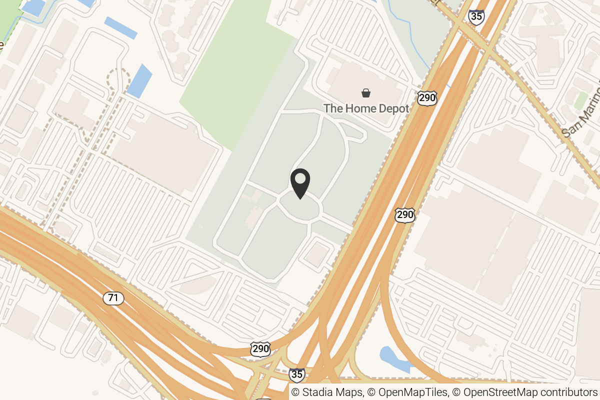 Map with location marker