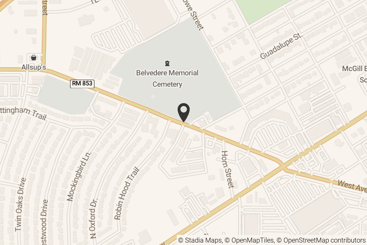 Map with location marker