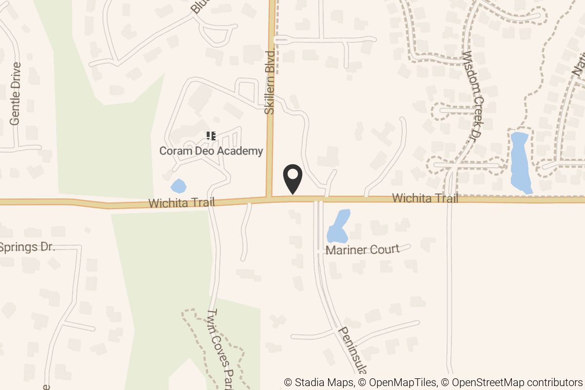 Map with location marker