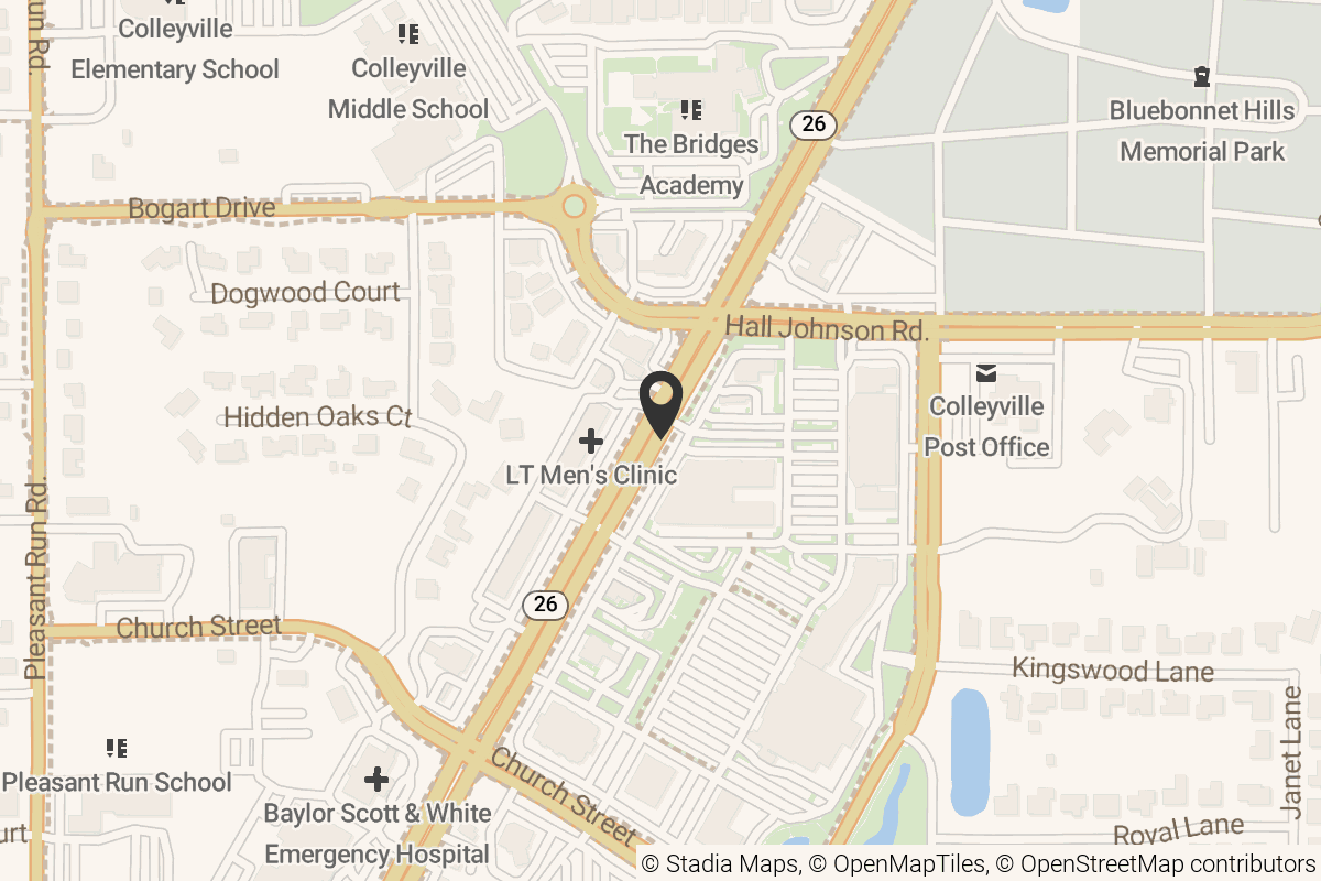 Map with location marker