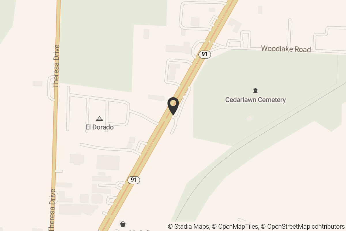 Map with location marker