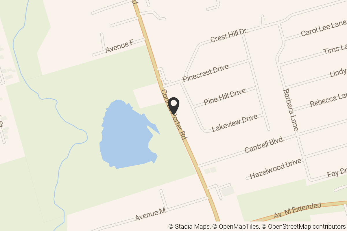 Map with location marker