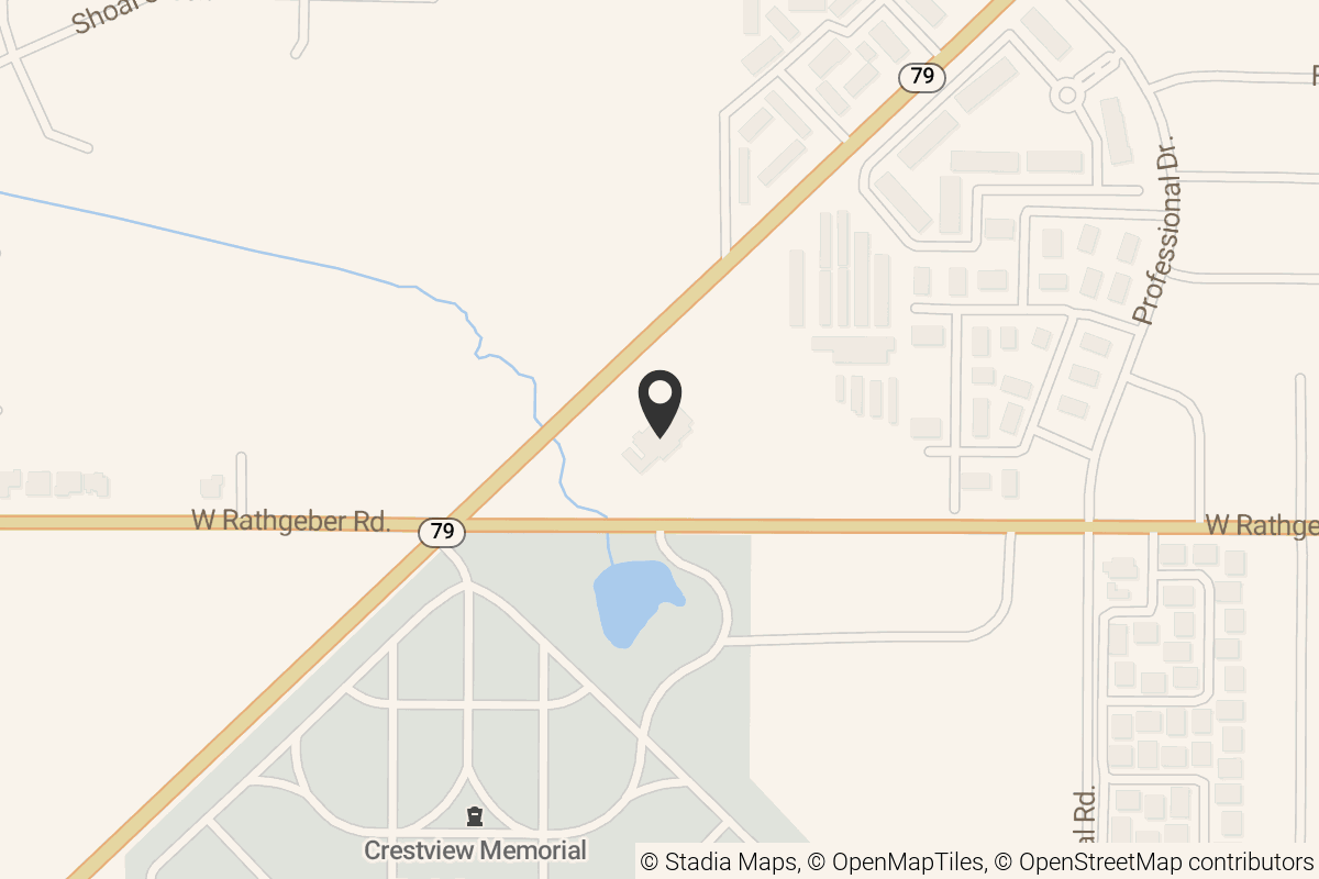 Map with location marker