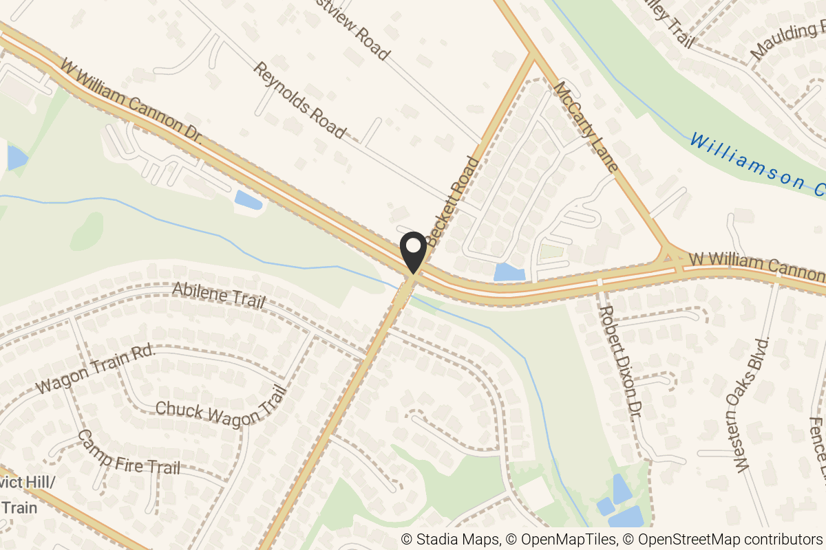 Map with location marker