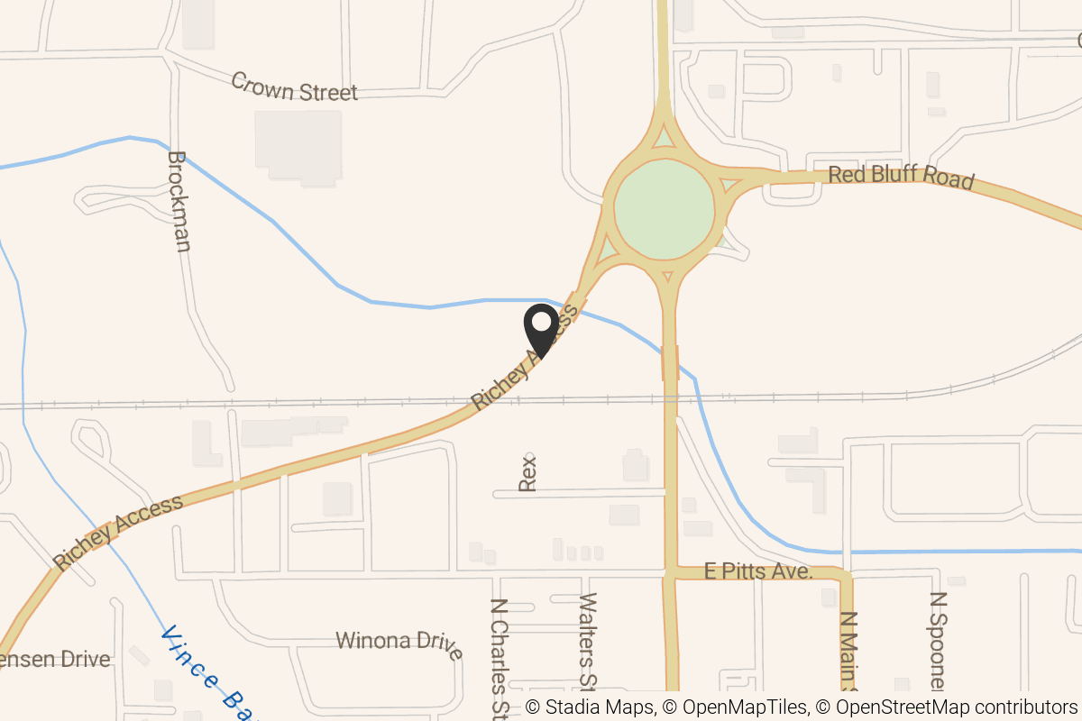 Map with location marker